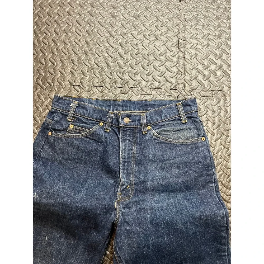 Vintage Levi's 517 Orange Tab Jeans 20517 0217 34x33 Men's Boot Cut‎